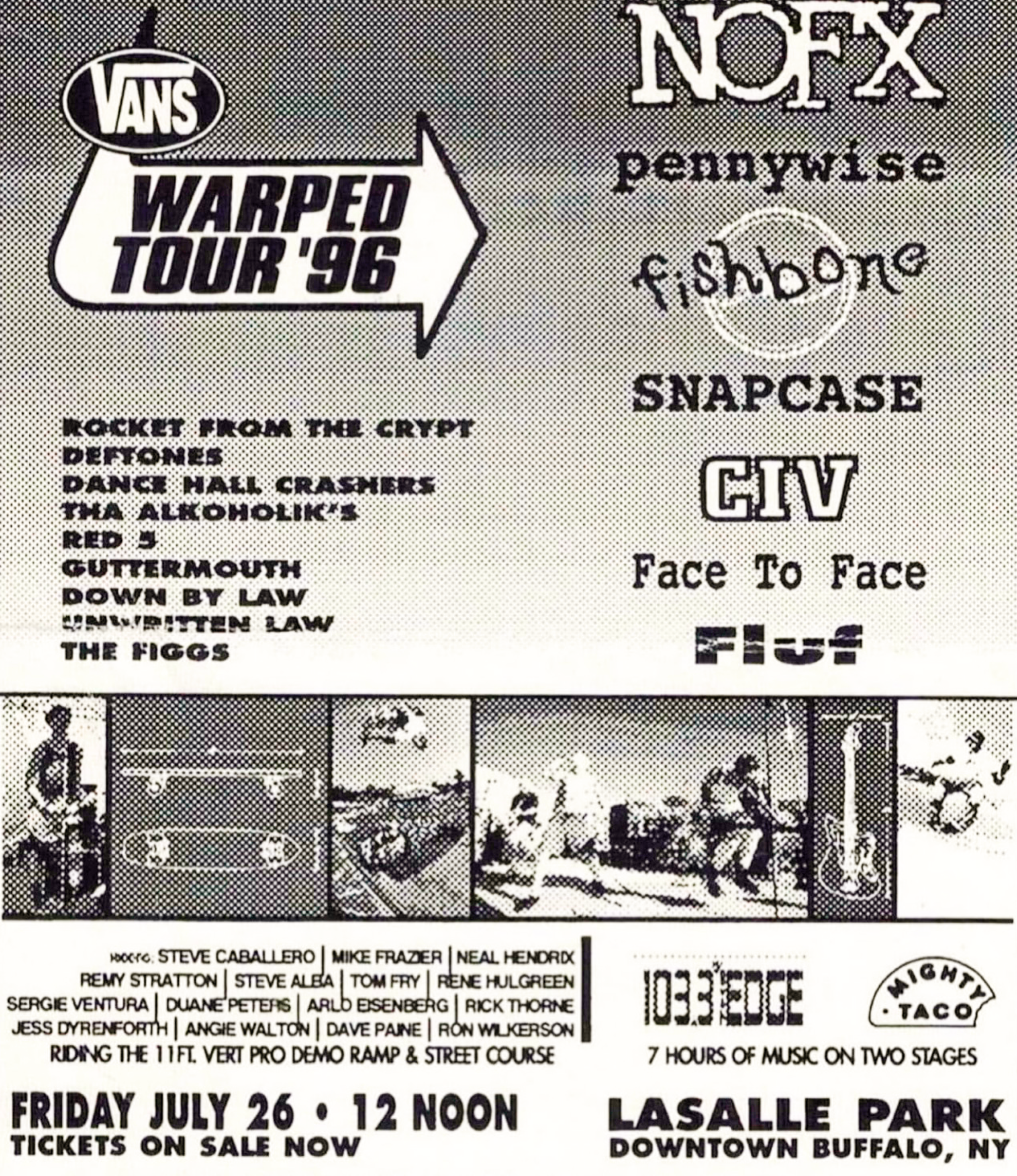 Deftones - Warped tour 96 Buffalo