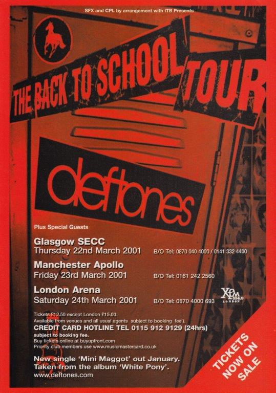 Deftones — Scottish Exhibition and Conference Centre