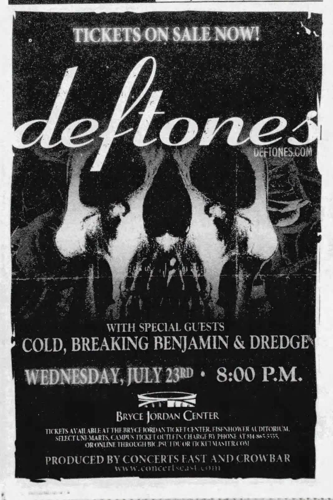 Deftones — Bryce Jordan Center