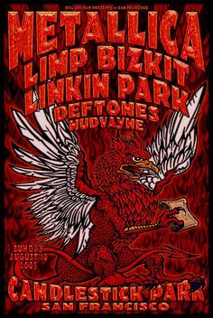 Metallica / Limp Bizkit / Linkin Park / Deftones / Mudvayne