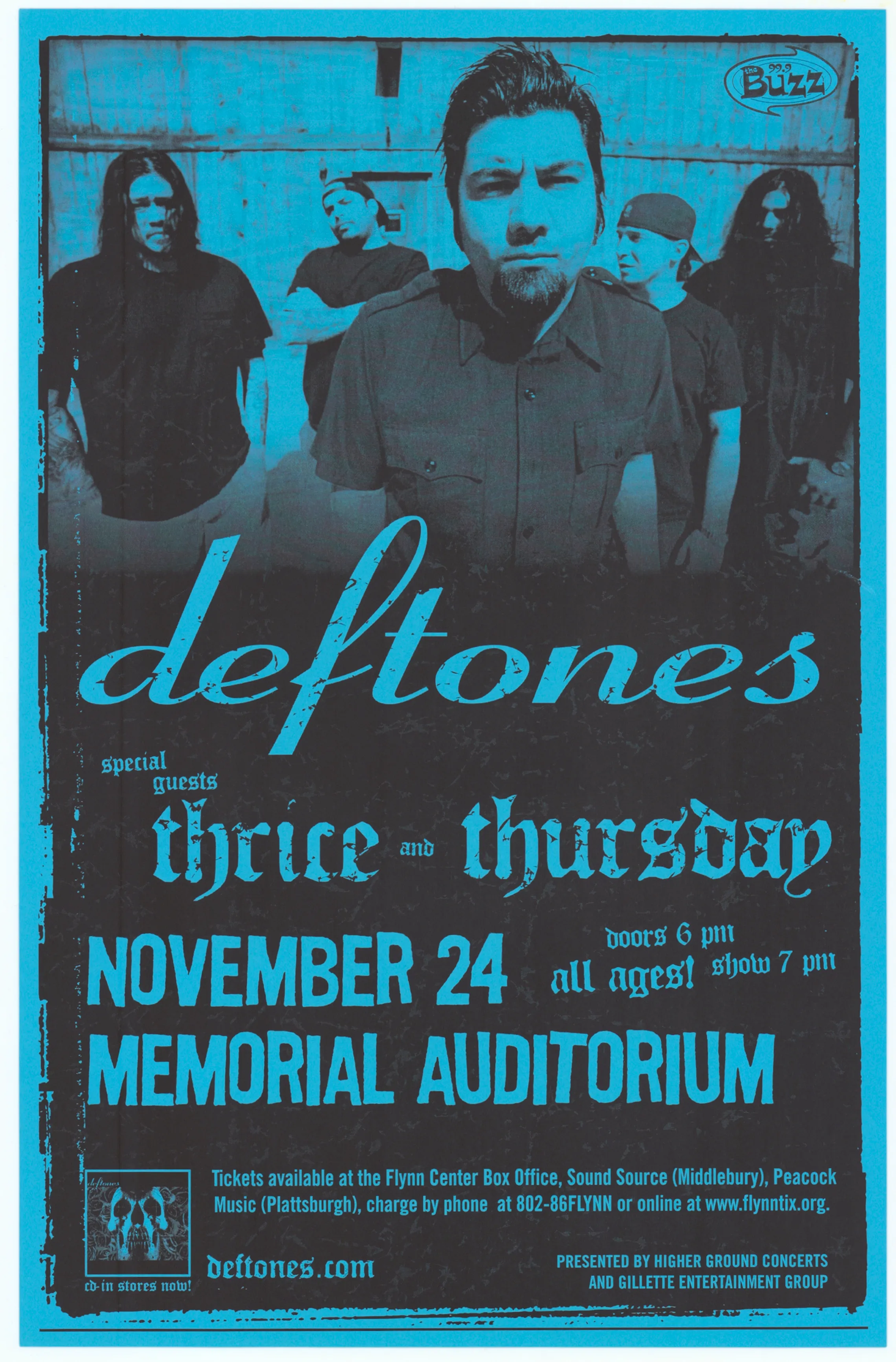 Deftones — Memorial Auditorium