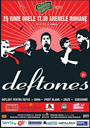Deftones — Arenele Romane