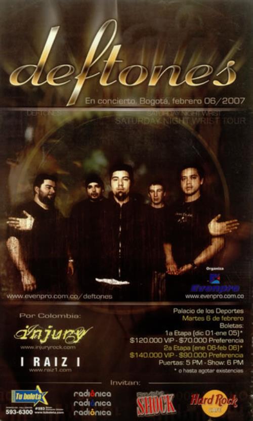 Deftones — Palacio de los Deportes