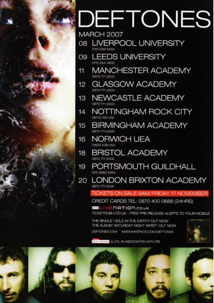 Deftones — Carling Academy Liverpool