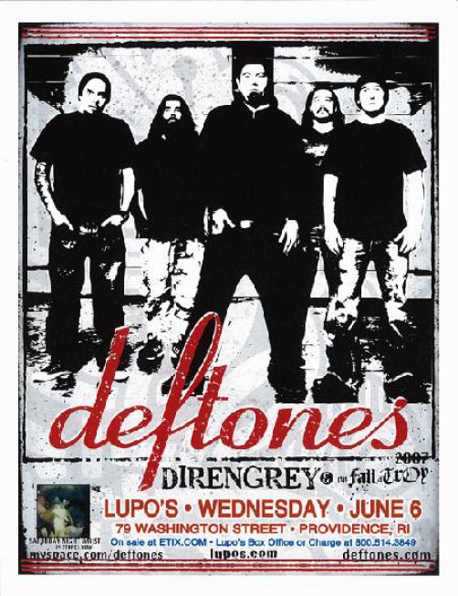 Deftones — Lupo's Heartbreak Hotel