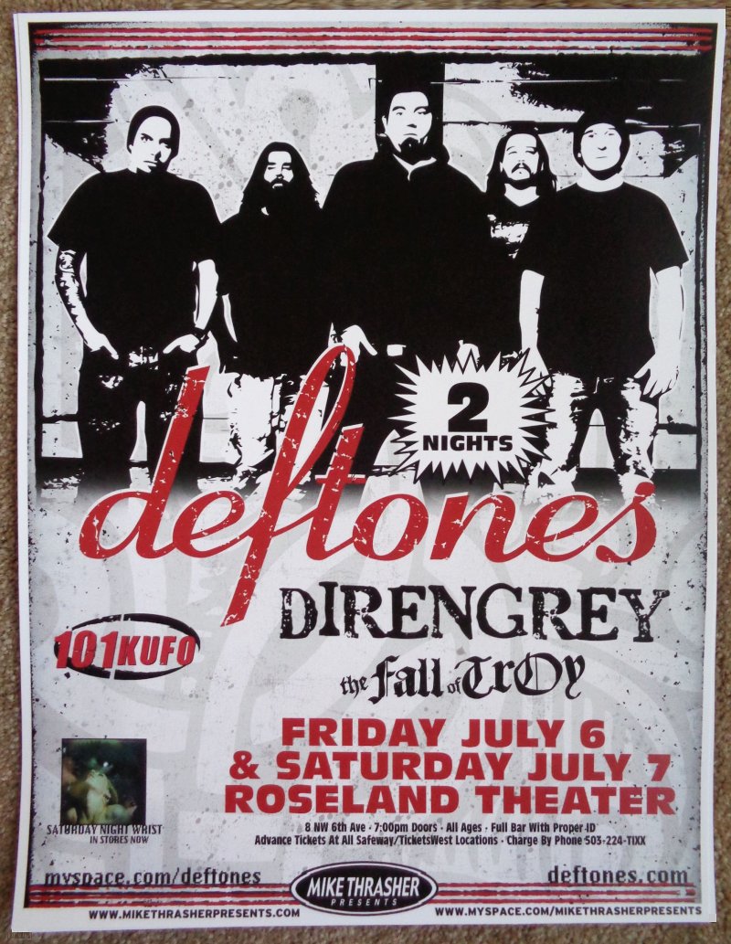 Deftones — Roseland Theater
