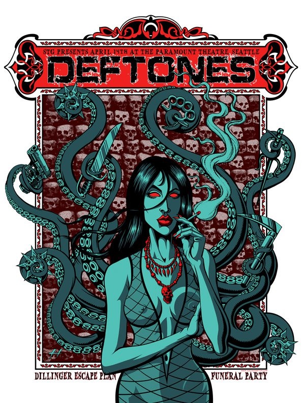 Deftones / The Dillinger Escape Plan / Funeral Party — Paramount Theatre (Seattle, WA)