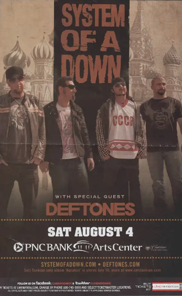Deftones — PNC Bank Arts Center