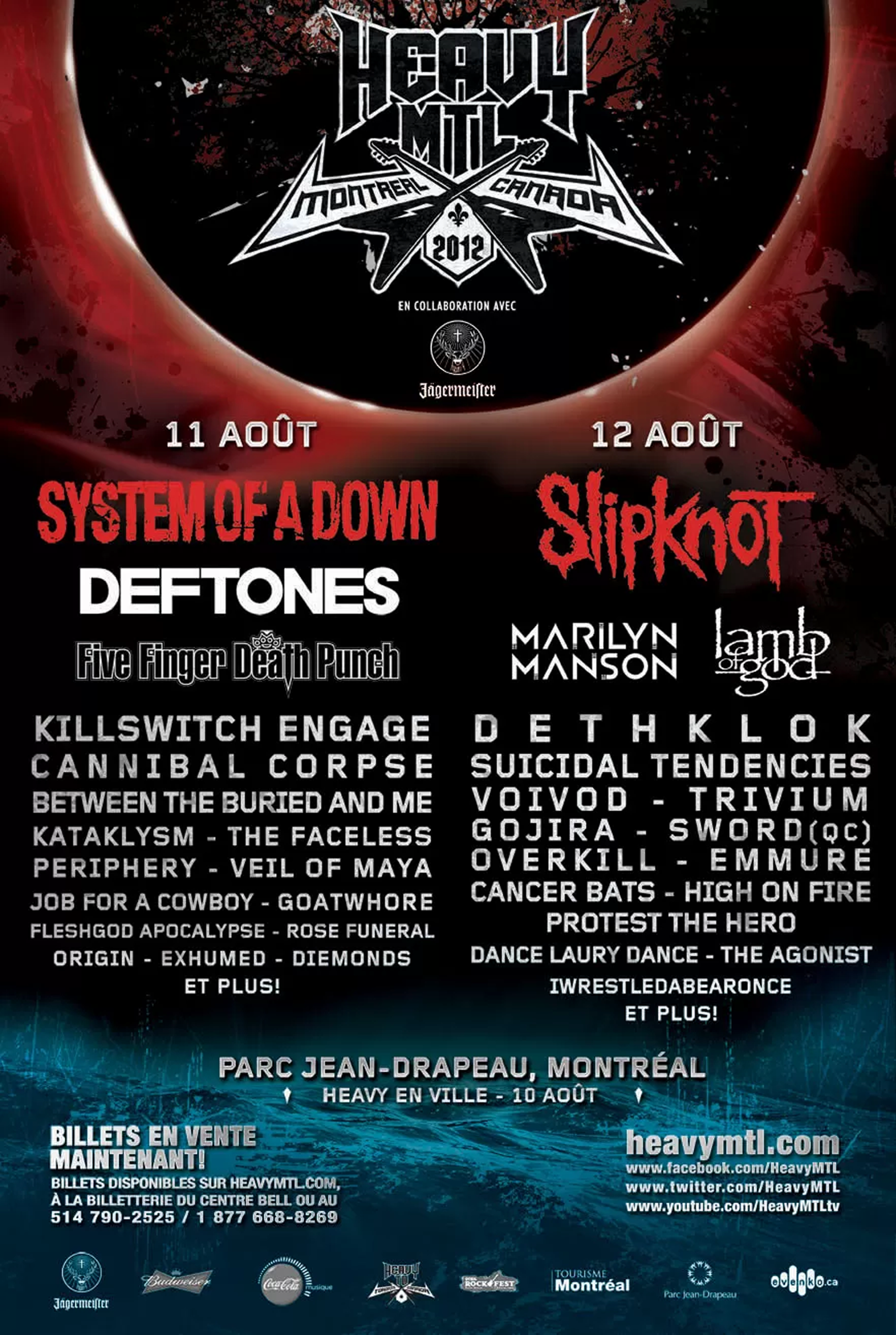 Deftones — Parc Jean-Drapeau