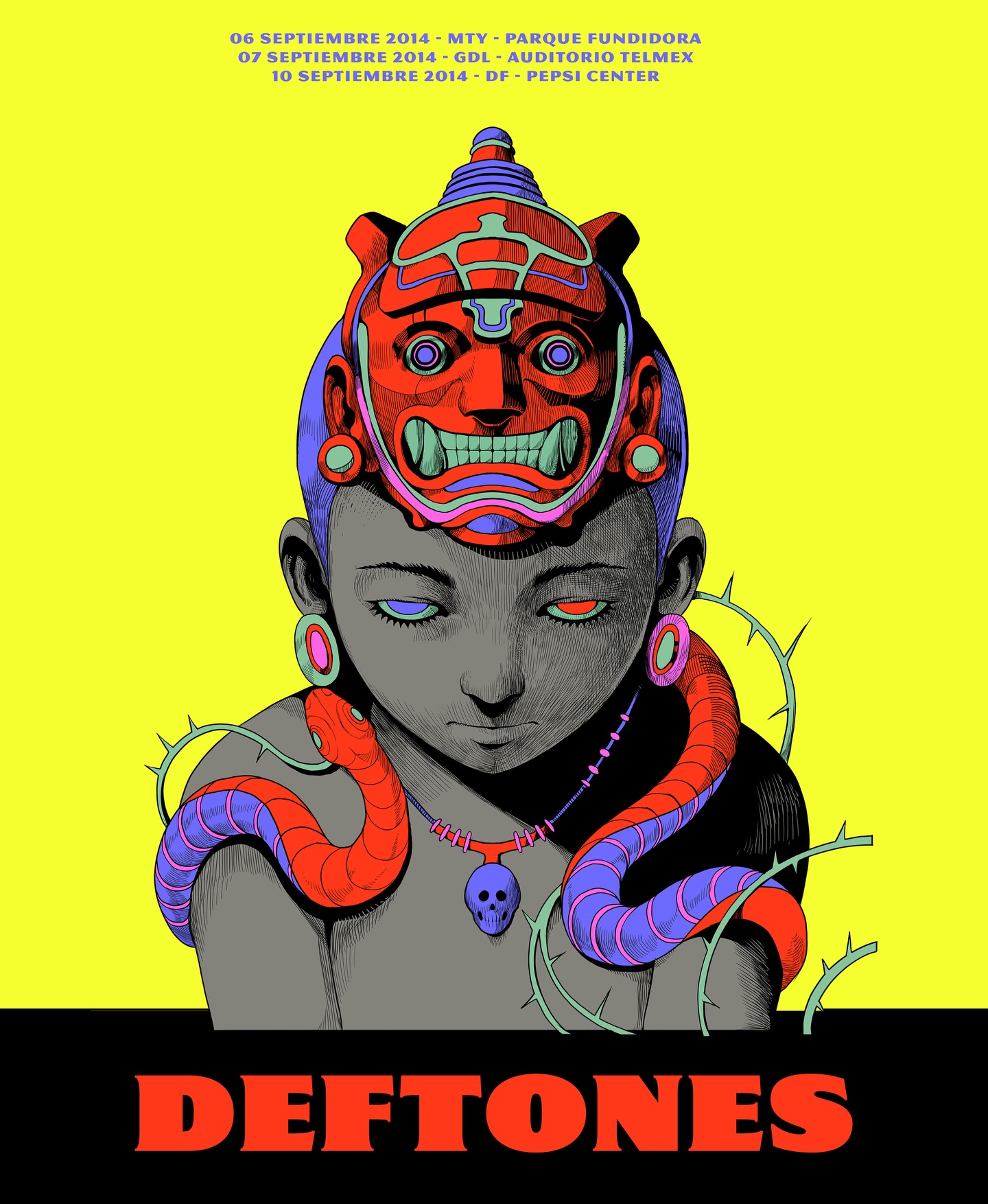 Deftones — Pepsi Center (Mexico City, Mexico) / Parque Fundidora (Monterrey, Mexico)