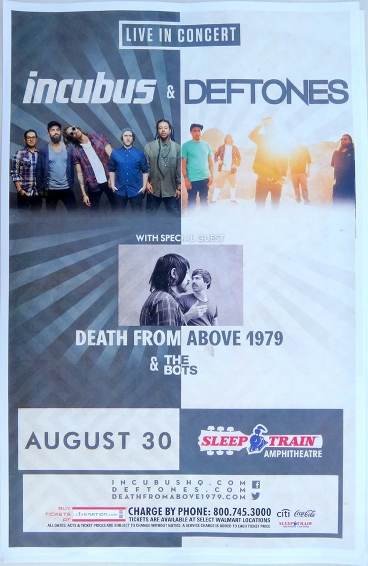 Deftones — Sleep Train Amphitheatre