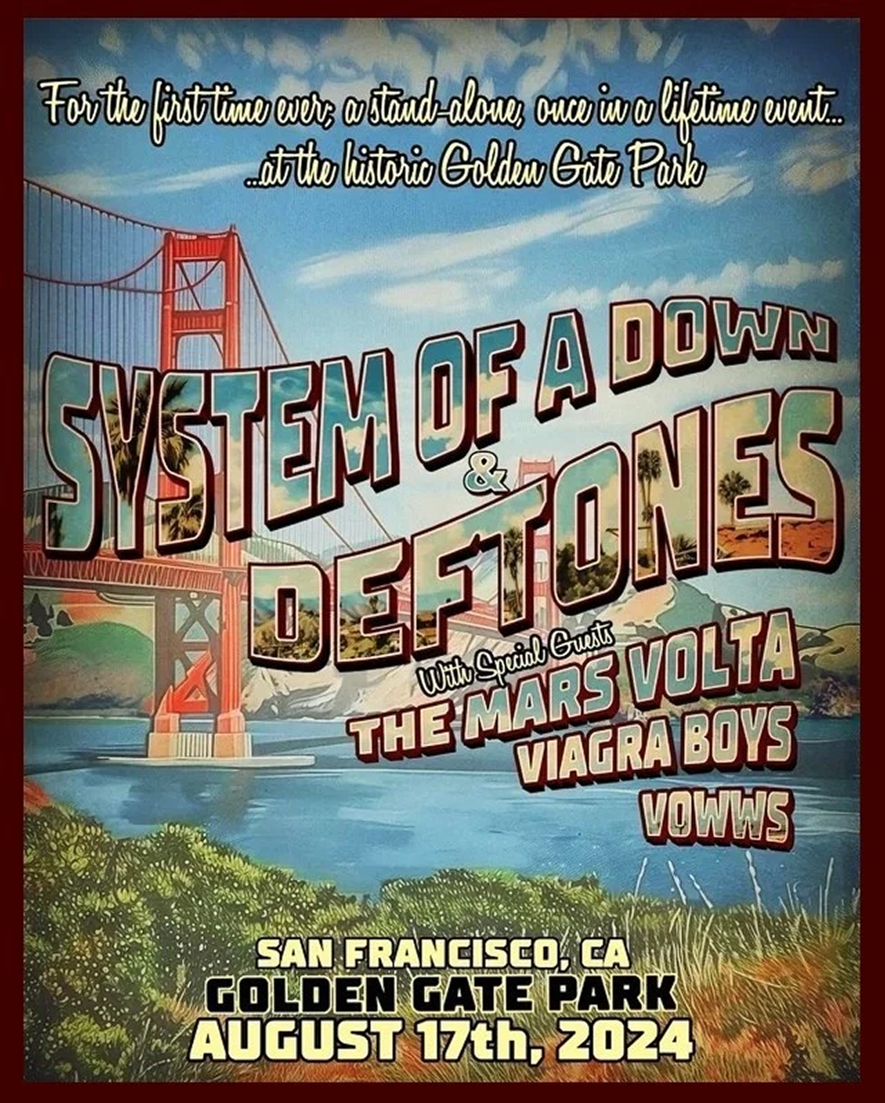 Deftones — Golden Gate Park Polo Field