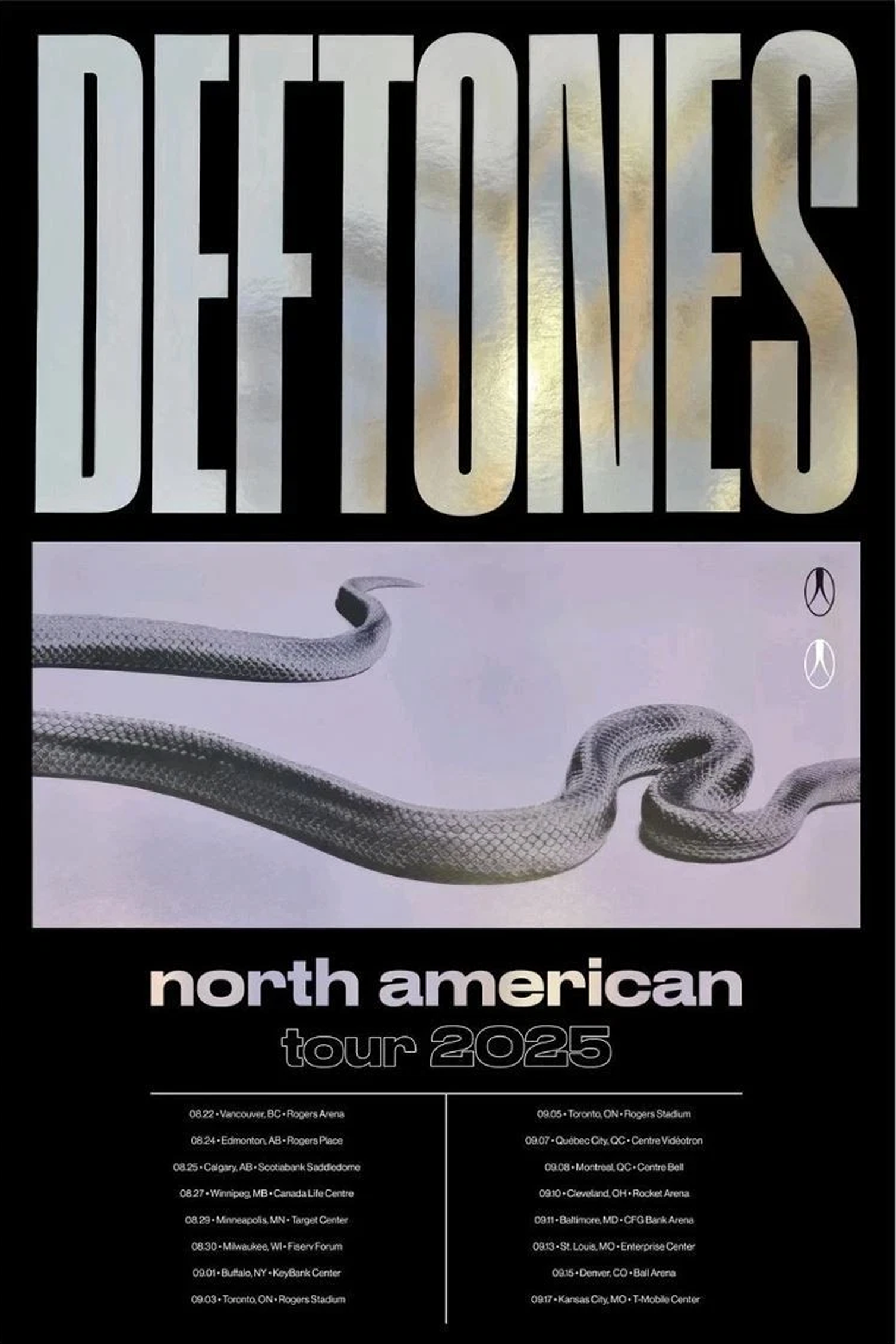 Deftones — North American Tour 2025