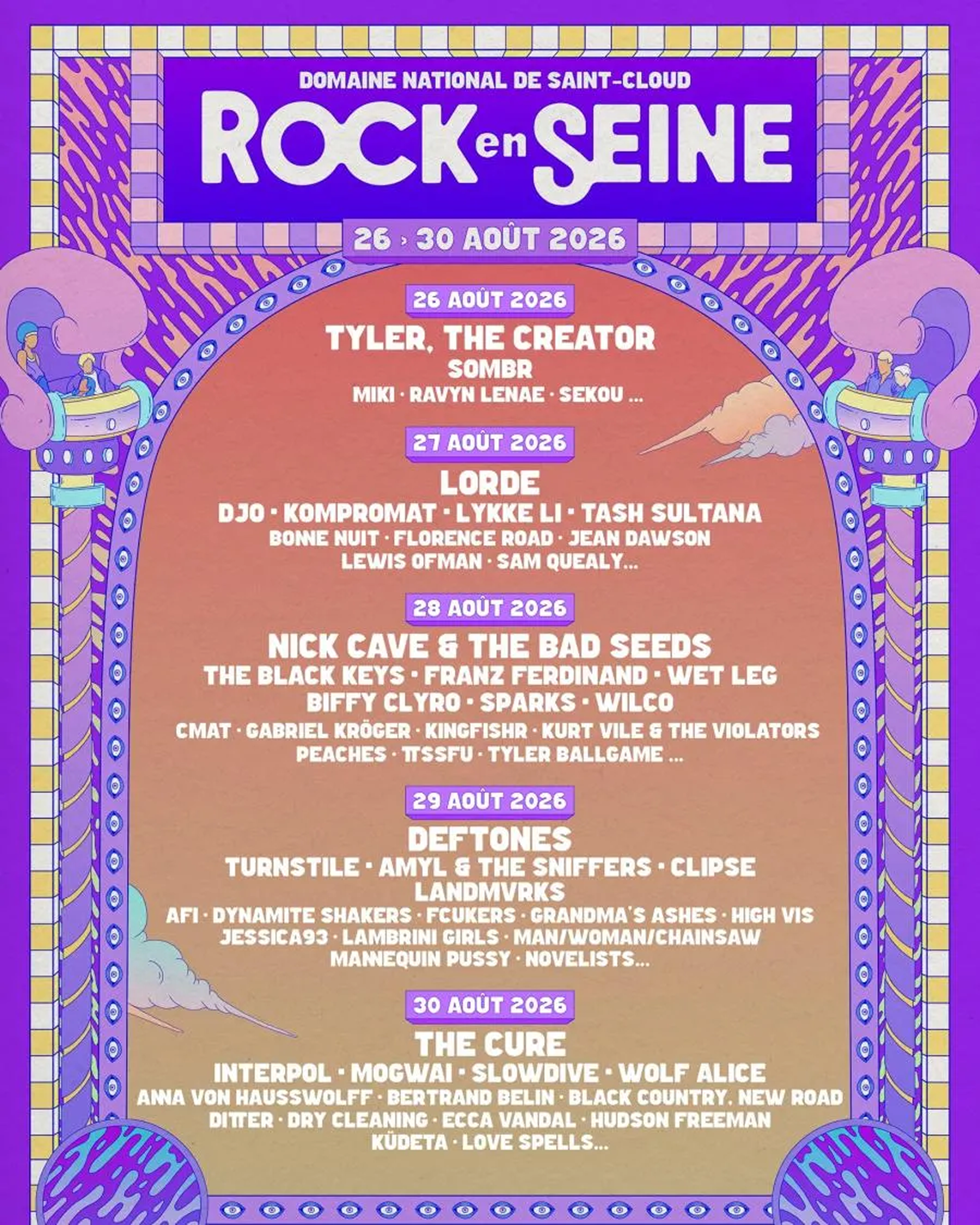 Deftones — Rock en Seine 2026